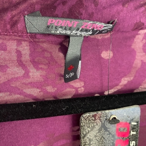 Point Zero sheer cardigan / cover up size Small - Picture 2 of 6